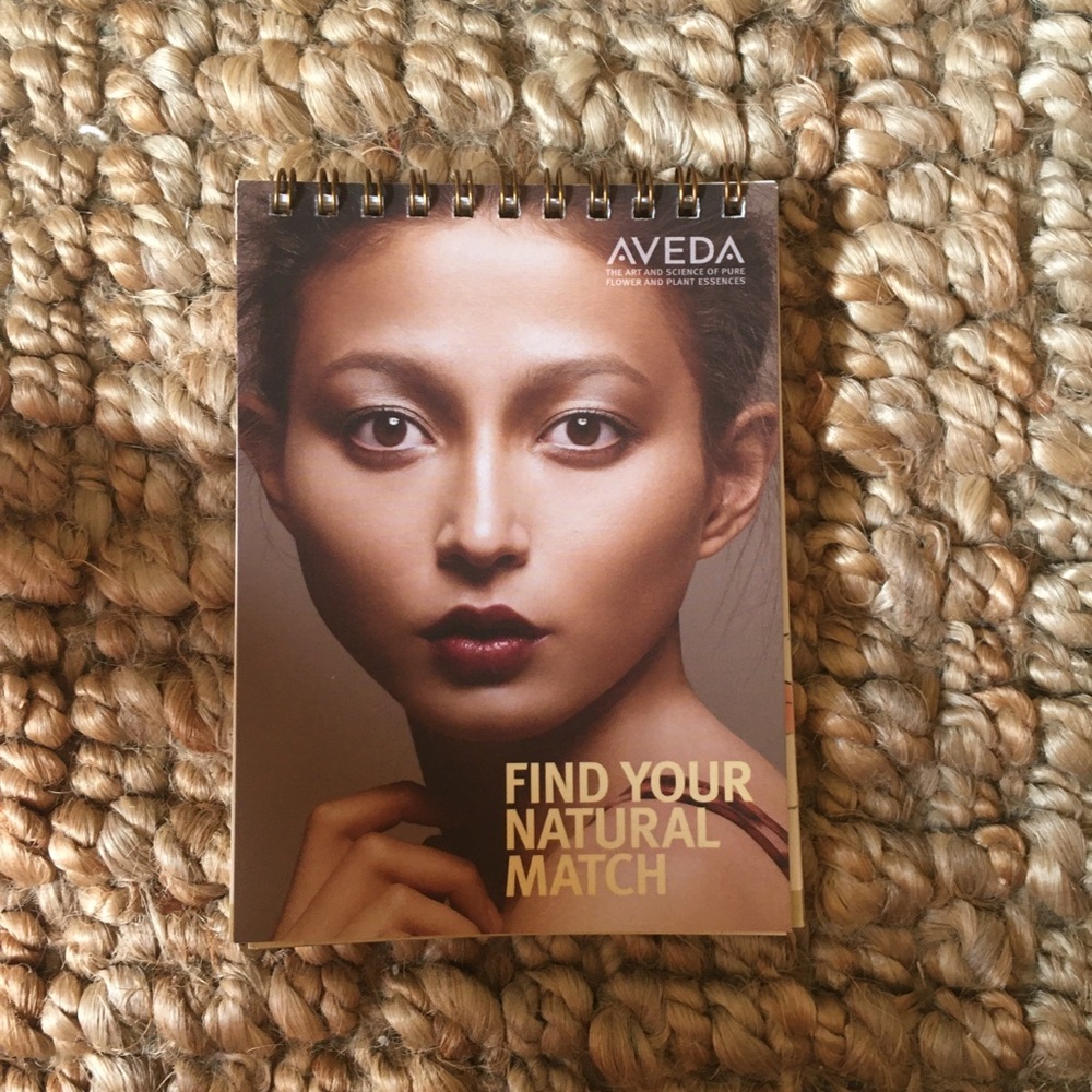 AVEDA makeup book